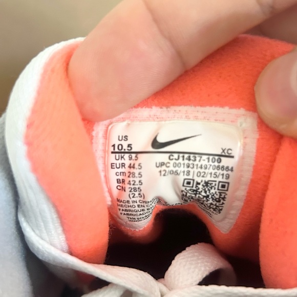 SOLD ❌ Nike Air Tech Challenge 2 Hot Lava size 10.5 CJ1437-100 PRE-OWNED - Picture 9 of 9